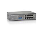 LevelOne FEP-0800 Netzwerk-Switch Fast Ethernet (10/100) Power over Ethernet (PoE) Schwarz, Grau