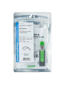 Smartkeeper MUL04PKGN Schnittstellenblockierung Schnittstellenblockierung + Schlüssel Micro USB Type-B Grün Kunststoff 1 Stück(e)