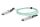 DIGITUS Kabel QSFP28to QSFP28 100G 10.0m türkis