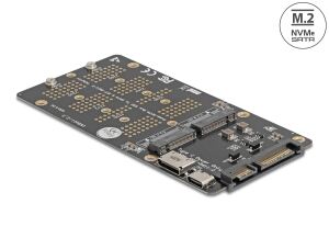 DELOCK Konverter M.2 Key M NVMe SSD > OCuLink SFF-8612