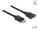 DELOCK DisplayPort Verlängerungskabel zum Einbau 8K...