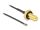 DeLOCK Antennenkabel RP-SMA Buchse zum Einbau zu I-PEX Inc., MHF® 4L LK Stecker 1.37 50 cm Gewindelänge 10 mm spritzwassergeschützt