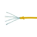 LogiLink CQ9037S Netzwerkkabel Gelb 1 m Cat6a S/FTP (S-STP)