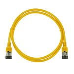 LogiLink CQ9037S Netzwerkkabel Gelb 1 m Cat6a S/FTP (S-STP)