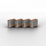 Lindy 40453 Schnittstellenblockierung Schnittstellenblockierung + Schlüssel USB Typ-A Orange Acrylnitril-Butadien-Styrol (ABS) 5 Stück(e)