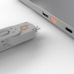 Lindy 40453 Schnittstellenblockierung Schnittstellenblockierung + Schlüssel USB Typ-A Orange Acrylnitril-Butadien-Styrol (ABS) 5 Stück(e)