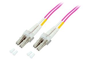 Alcasa LC/LC, 20m InfiniBand/Glasfaserkabel Violett