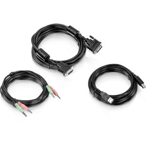 TRENDnet Kabelset DVI-I, USB und Audio KVM TK-232DV 4.5m