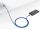 smrter SPEEDY Ladekabel, Typ Lightning, 100cm, blue retail