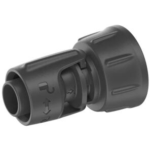 Gardena 13222-20 Anschlussteil für Wasserschlauch Hahnanschluss Kunststoff Schwarz 1 Stück(e)
