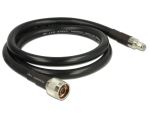 DELOCK HF Kabel RP-SMA -> N St/St 1.00m low loss