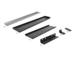DeLOCK 19″ Hutschienenhalterung 4 HE, schwarz