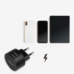 LogiLink USB Steckdosenadapter, 2x USB-Port für Fast Charging, 10,5W