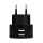 LogiLink USB Steckdosenadapter, 2x USB-Port für Fast Charging, 10,5W