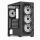 Aerocool D501A Midi Tower Schwarz, Holz