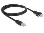 DELOCK Kabel Cat.6 RJ45-St > RJ45-St m. Schrauben SSTP 1.0m