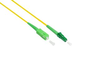 Alcasa LW-S910LASA InfiniBand/Glasfaserkabel 10 m LC SC Gelb
