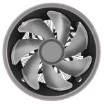 Thermaltake UX150-L ARGB Sync Prozessor Luftkühlung 13 cm Schwarz 1 Stück(e)