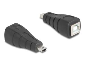 DELOCK USB 2.0 Adapter Mini USB 5Pin Stecker zu USB B Buchse