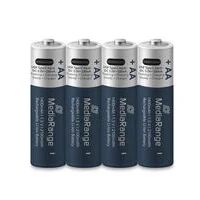 MediaRange MRBAT161 Haushaltsbatterie Wiederaufladbarer Akku AA Lithium-Ion (Li-Ion)