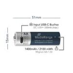MediaRange MRBAT161 Haushaltsbatterie Wiederaufladbarer Akku AA Lithium-Ion (Li-Ion)