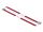 DELOCK Edelstahlkabelbinder L 300 x B 7,9 mm rot 10 Stück