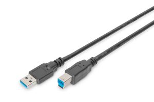 Digitus USB-A – USB-B Anschlusskabel, 1,8m