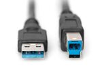 Digitus USB-A – USB-B Anschlusskabel, 1,8m