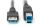 Digitus USB-A – USB-B Anschlusskabel, 1,8m