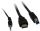 Inter-Tech AS-41HUS Tastatur/Video/Maus (KVM)-Switch Schwarz