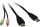 Inter-Tech AS-41HUS Tastatur/Video/Maus (KVM)-Switch Schwarz