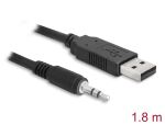 USB Kabel Delock A -> Seriell-TTL 3,5mm Klinke 1.80m