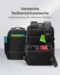 Inateck BP03005 Rucksack Reiserucksack Schwarz