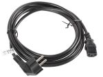 Lanberg CA-C13C-11CC-0030-BK Stromkabel Schwarz 3 m C13-Koppler CEE7/7