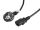 Lanberg CA-C13C-11CC-0030-BK Stromkabel Schwarz 3 m C13-Koppler CEE7/7