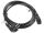 Lanberg CA-C13C-11CC-0030-BK Stromkabel Schwarz 3 m C13-Koppler CEE7/7