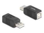 DeLOCK 67202 Kabeladapter USB Type-A USB Type-B Schwarz