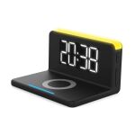 Terratec ChargeAir Digitaler Wecker Schwarz, Gelb
