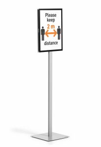 Durable 501357 Informationsschild Letter Grau Metall, Kunststoff 1 Stück(e)