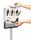 Durable 501357 Informationsschild Letter Grau Metall, Kunststoff 1 Stück(e)