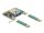 DELOCK Mini PCIe I/O 1x2.0 USB-A Buchse full size/ half size