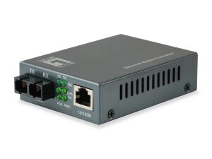 LevelOne FVT-1103 Netzwerk Medienkonverter 100 Mbit/s 1310 nm Einzelmodus Schwarz
