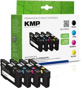 KMP 1656,4005 Druckerpatrone 4 Stück(e) Kompatibel Schwarz, Cyan, Magenta, Gelb