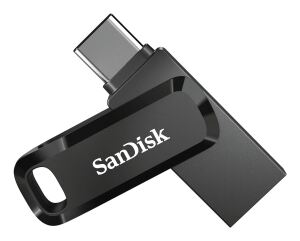 SanDisk Ultra Dual Drive Go USB-Stick 256 GB USB Type-A / USB Type-C 3.2 Gen 1 (3.1 Gen 1) Schwarz