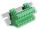 DELOCK Terminalblock Hutschiene 10Pin Raster 5,08mm winkel