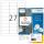 HERMA Ablösbare Etiketten A4 63.5x29.6 mm weiß Movables/ablösbar Papier matt 2700 St.