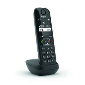 Gigaset AS690HX Analoges/DECT-Telefon Anrufer-Identifikation Schwarz