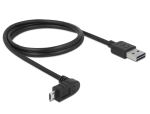DELOCK USB Kabel A -> Micro-B St/St 1.00m 90°gew. Eas