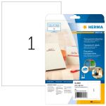 HERMA Inkjet Folien-Etiketten transparent A4 210x297 mm...