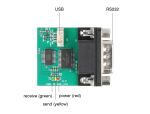 DELOCK USB auf RS-232 Konverter Pfostenstecker zu Kabel 30cm